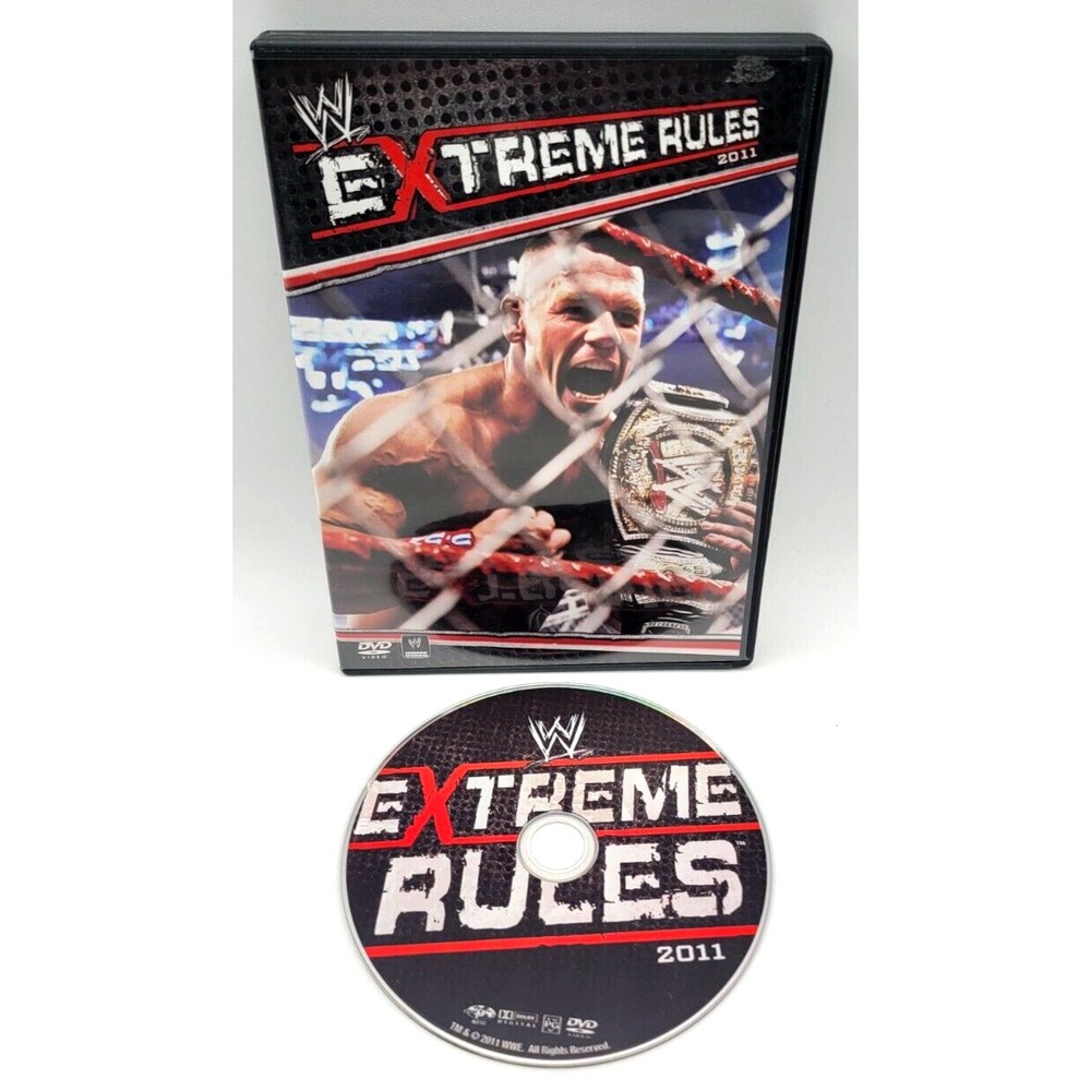 WWE: Extreme Rules 2011 (DVD, 2011) JOHN CENA THE MIZ CM PUNK CODY RHODES